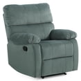 thumbnail image 4 of 3-Pc Sterling Reclining Living Room Set in Slate Green, 4 of 5