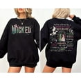 thumbnail image 5 of Wicked Quotes Printed Sweatshirt | Vintage Witch Friendship Graphic Pullover, 5 of 8
