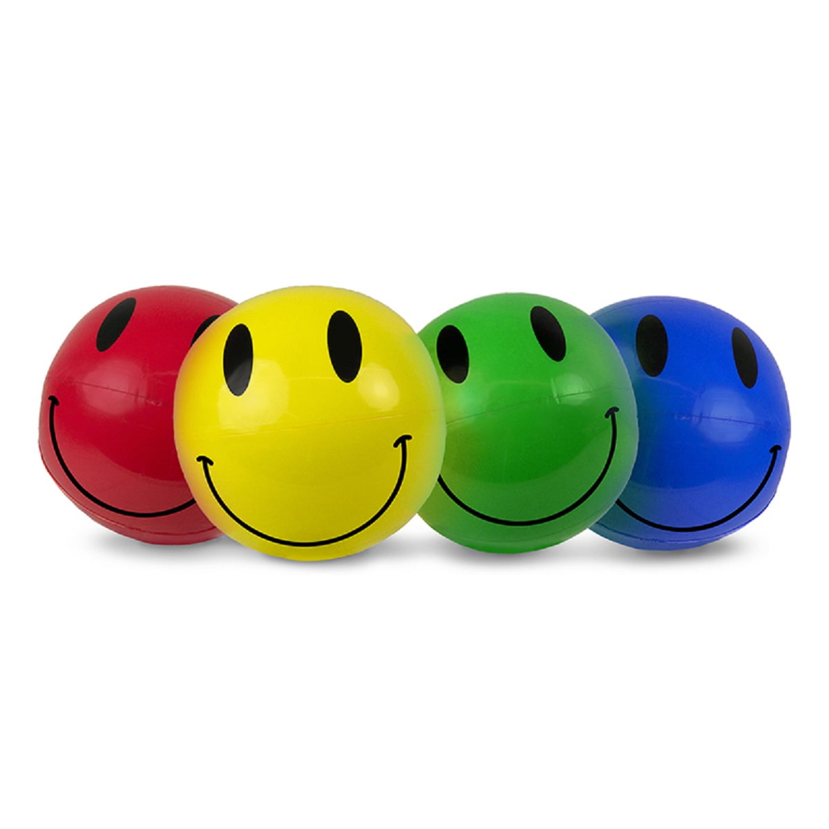 9 Yellow Smile Face Inflatable Beach Balls Pool Beachball Ocean 15" Smiley for sale online 