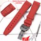 thumbnail image 3 of Correa de caucho fluorado de 20, 21 y 22 mm adecuada para el reloj de repuesto IWC Big Pilot, pulsera deportiva impermeable con hebilla plegable para hombre, 3 of 5