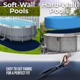 thumbnail image 3 of Almohadilla para liner de piscina Shop Square, cuadrada, 12 x 18 pies, ovalada, geotextil, 3 of 7