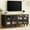 Black+Natural, variant on Harper & Bright Designs Modern TV Stand with Glass Doors for 70 inch TV, Wood TV Storage Cabinet with Adjustable Shelves for Living Room, White+Natural