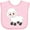 AD-Pink, variant on Inktastic Cute White Lamb Boys or Girls Baby Bib