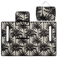 thumbnail image 5 of Whosucclay Black Palm Tree Print Golf Cart Seat Cover, 4 Convenient Pockets Golf Cart Seat Protector for Yamaha Club Car Icon, Portable 51.18 x 30.3 inches, 5 of 9