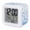 Blue, variant on Blue Polka Dot Digital Alarm Clock for Bedrooms, Smart LED Alarm Clock with 7 Color Changing Night Light, Modern Art Abstract Watercolor Dot Silent Wake Up Clocks for Sleep Study Cooking 3.2"x3.2"