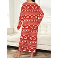 thumbnail image 2 of Nightgowns for Women: Soft Long Sleeve Plus Size Nightgowns, Printed Pajamas Long Sleepdress Casual Sleepwear, 2 of 3