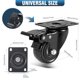 thumbnail image 2 of Ruedas Giratorias con Freno, 4 Ruedas para Muebles Ruedas de Transporte de 50 mm Rotación de 360 ​​​​°, Ruedas para Trabajo Pesado de hasta 50 KG Sailing Electrónica, 2 of 5
