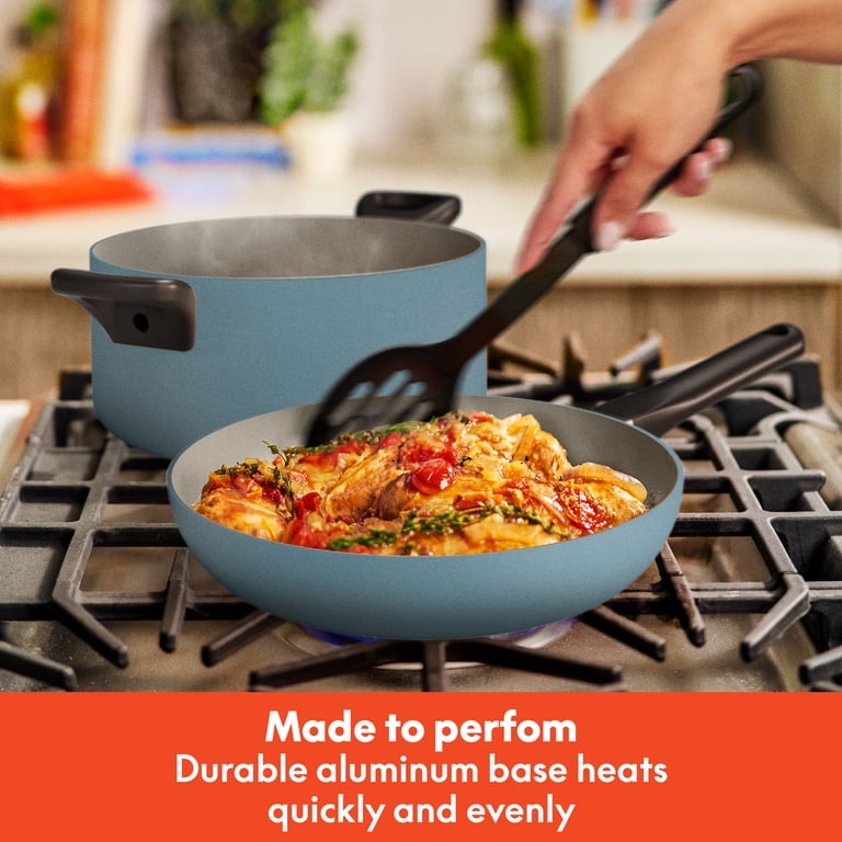 Bella 21 Piece Ceramic Non-Stick Cookware and Utensil Set, Surf