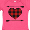 thumbnail image 4 of Inktastic Buffalo Plaid Valentines Day Heart Boys or Girls Baby Bodysuit, 4 of 5