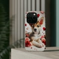 thumbnail image 4 of DistinctInk Tough Case for Apple iPhone 13 Pro MAX (6.7" Screen), Compatible with MagSafe Charging - Valentine's Day Norwegian Lundehund Puppy, 4 of 6