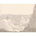 thumbnail image 2 of George Howland Beaumont 24x20 Black Ornate Framed Double Matted Museum Art Print Titled: Ben Glog (North Wales), 2 of 5