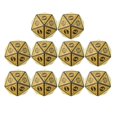 thumbnail image 4 of 10 Pcs dés en Polyéthylène Accessoires Résistants à l'Usure pour Jeu de Rôle MTG Cadeau RPG, 4 of 9
