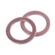 thumbnail image 3 of 100 Pcs 10 mm x 14 mm x 1 mm Arandela de Cobre Sello Espaciador Sello, 3 of 5
