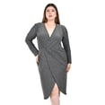 thumbnail image 1 of Vestido elegante con brillos Roman Fashion /Tallas Extras, 4302 (Plateado) plateado 42, 1 of 6