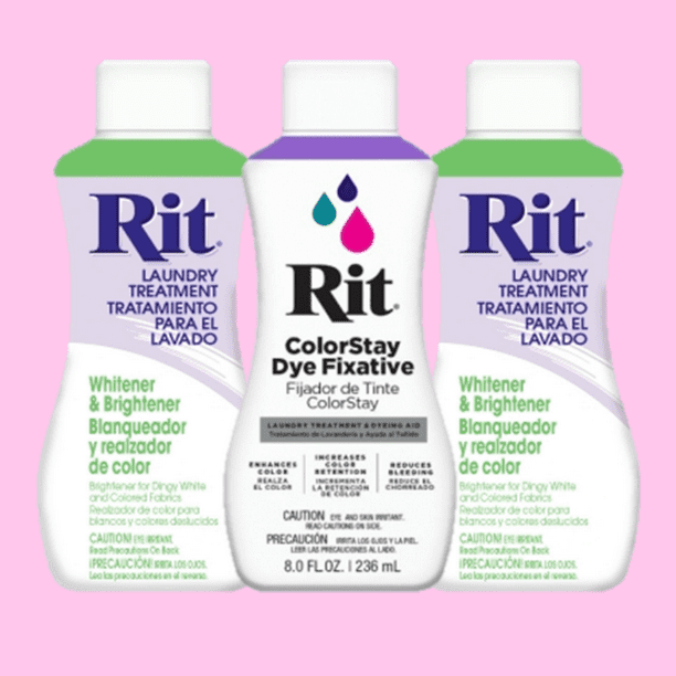 Rit Dye 8oz Whitener and Brightener Dye and Fixative Multipack