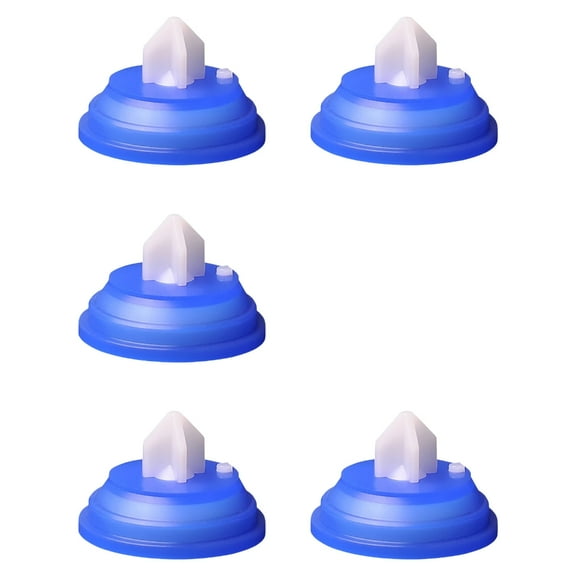 5PCS Silicone Toilet Gaskets Set Easy Installation Universal Fit Toilet Tank Silicone Washer Set for Toilet Tank Repair