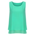 thumbnail image 4 of Babysbule Womens Tank Tops Women Fashion Summer Sexy Sleeveless Solid Color Light Loose Ventilation T-Shirt, 4 of 8