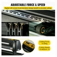 thumbnail image 5 of 28 Inch Vinyl Cutter Machine, Paper Feed Plotter Bundle w/SignMaster Software & 3 Blades - Adjustable Force/Speed, LCD Display, USB/Serial, Sign Making for Crafts, 5 of 7