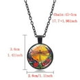 thumbnail image 3 of Necklace for Women Vintage Dragon-fly Time G-em Pendant Necklace Vintage Sweater Chain Gift for Women, 3 of 5