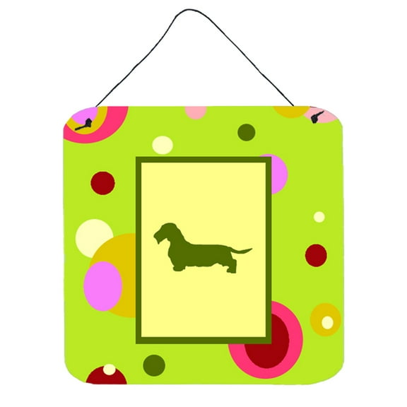 Carolines Treasures CK1133DS66 Dachshund Wall or Door Hanging Prints 6HX6W multicolor