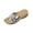Silver, variant on Womens Metallic Platform Slide Casual Sandals Casual Wedge Heel Women's Fashionable Casual Versatile Solid Color Round Head Fish Mouth Spring And Summer New Wedge Heel Sandals