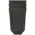 thumbnail image 2 of Ekena Millwork 5"W x 6"D x 10 1/2"H Medium San Juan Wood Vintage Decor Corbel, Black, 2 of 6