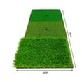 thumbnail image 5 of Golf Practice Mat Artificial Lawn Nylon Grass Rubber Pad Backyard Outdoor Golf Hitting Mat Durable Training Pad 30*60cm, 5 of 8