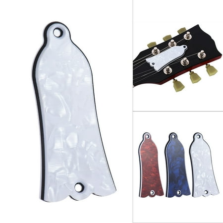 2 Holes Bell-shaped Truss Rod Cover Plate Scroll Plate for Gibson LP SG Flying V ES Guitar 3 Colors for (Best Pickups For Gibson Sg)