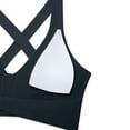 thumbnail image 6 of CRZ YOGA Butterluxe Ruched Longline Sports Bras for Women V Neck Padded Yoga Tank Cross Back, 6 of 6