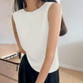 thumbnail image 2 of ZyeKqe Sweater Vest for Women Casual Sleeveless Crewneck Pullover Knit Tank Tops Loose Fitted Blouses, 2 of 6