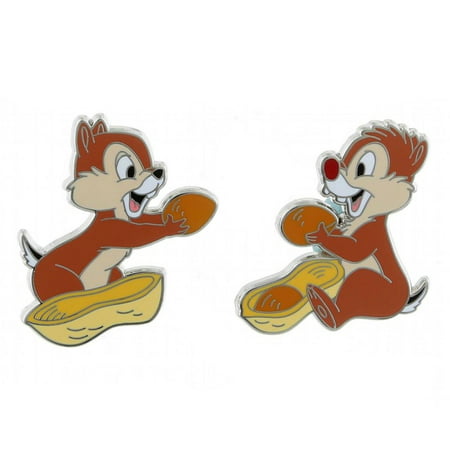 Disney Parks Chip 'n Dale Holding Peanuts Pin New with
