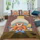 thumbnail image 2 of Yosemite Sam Conjunto de sábanas temático, trío de piezas, cómodo y amigable con la piel, diseño único, regalo de decoración para el hogar para familiares, amigos y fans, 90 cm * 190 cm, 2 of 6