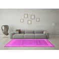 thumbnail image 3 of Ahgly Company Indoor Rectangle Oriental Pink Traditional Area Rugs, 7' x 9', 3 of 4