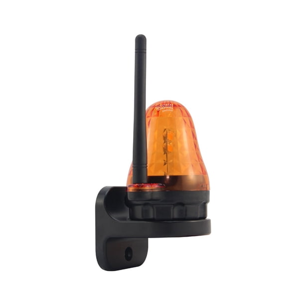 Luz de alerta Luz de advertencia de 12-265 V CA/CC para abridor de puerta Luces intermitentes de emergencia universales estroboscópicas IP54 de alto brillo con señal amarilla para vehículos de emergen