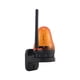 thumbnail image 1 of Luz de alerta Luz de advertencia de 12-265 V CA/CC para abridor de puerta Luces intermitentes de emergencia universales estroboscópicas IP54 de alto brillo con señal amarilla para vehículos de emergen, 1 of 7