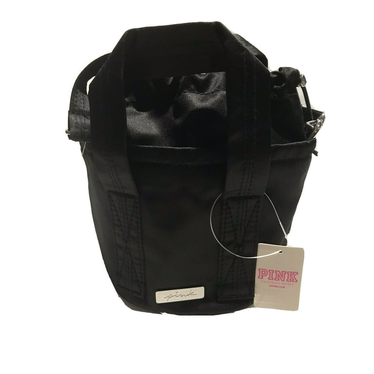 Pink Victoria's Secret Bags | Vs Pink Crossbody Mini Bucket Bag Purse | Color: Black | Size: Os | Turtleowl's Closet