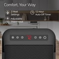 thumbnail image 5 of Lasko MyHeat Max 9" Portable Ceramic Space Heater with Timer, 1500W, Black, CD09100, 5 of 8