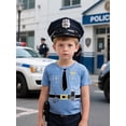 thumbnail image 3 of Disfraz de Halloween de Shirt COSLAND Police para niños pequeños, 3T, 3 of 5