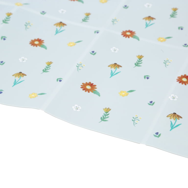 Austin Baby Co Silicone Foldable Placemat, Chambray Blue photo 5
