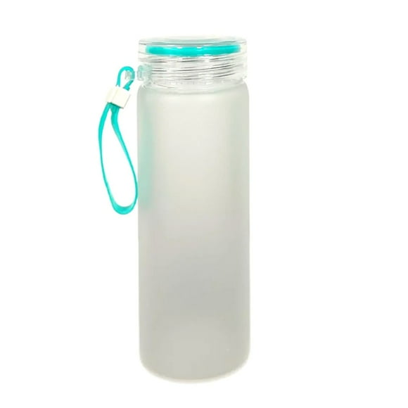Botella de Cristal para sublimación TLP B16 color Menta 1pz