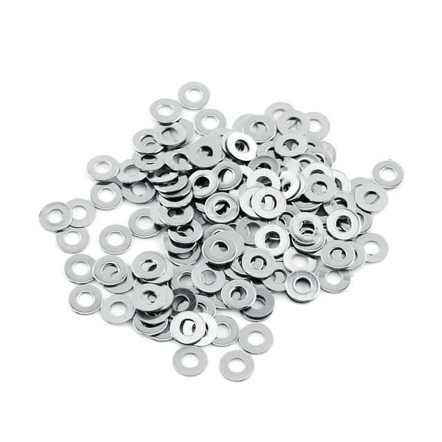 LYUMO 304 Acier Inoxydable, 100pcs 304 Rondelles Plates Métriques Outil de Réparation de Kit de Vis M3/m4/m5/m8/m10