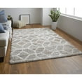 thumbnail image 5 of 5' X 8' Tan Taupe And Ivory Geometric Power Loom Stain Resistant Area Rug, 5 of 10