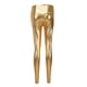 thumbnail image 5 of Leggings de cuero PU brillante y sexy para mujer: pantalones ajustados de cintura alta, tejido elástico, ropa de club/casual, largo completo, tallas S-XL., 5 of 5