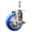 Swivel - Top Lock Brake - 1/2" Stem, variant on 3 Inch 316SS Blue Polyurethane Wheel Swivel ½ Inch Threaded Stem Caster SCC