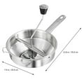 thumbnail image 2 of PENGXIANG 1pc Stainless Steel Blender Manual Potato Presser Potato Ricer for Home (Silver), 2 of 6