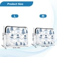 thumbnail image 4 of FORMRS 15-15.6 inch Laptop Sleeve Case Soft Carrying Quilted Computer Bag Cover, White Snowman, 4 of 7