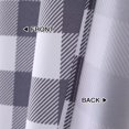 thumbnail image 3 of Haperlare Gray Kitchen Cafe Curtains 45" Long Buffalo Checker Pattern Light Filtering Curtains Water Resistant Farmhouse Plaid Gingham Design Tier Curtains, Set of 2, 3 of 6