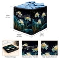 thumbnail image 3 of Starry Plants Foldable Storage Box with Handle, 10.8"x10.5"x10.6", Large Capacity Storage Bin Cube Organizer, 3 of 6