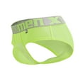 thumbnail image 2 of Xtremen Fashion Underwear 91236 Microfiber Briefs Color Neon Green Size S, 2 of 5