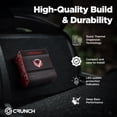 thumbnail image 3 of Crunch 2125W 2 Channel Subwoofer Car Audio Amplifier with Adjustable Crossovers, Bass Knob, 3 of 7